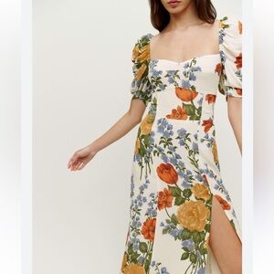 Reformation Floral Bandit Dress